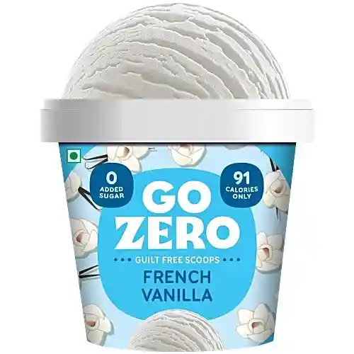 Go Zero French Vanilla Guilt Free Ice Cream, 100 ml Cup